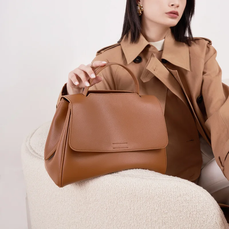 Soft For Women 2025 New Fashion Single Shoulder Crossbody Large Capacity Versatile Tote Underarm Genuine Leather Women's Bag - AliExpress Women's Handbags