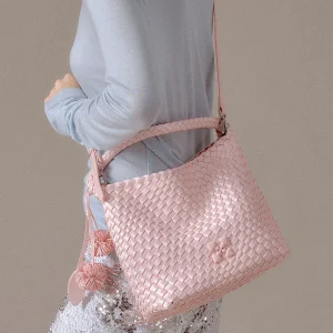 JACD Pink Bucket Bag Women's Large Capacity Luxury Handbag Shoulder Crossbody Bag Sweet Lady Style Polyester Magnetic ... - AliExpress Women's Handbags