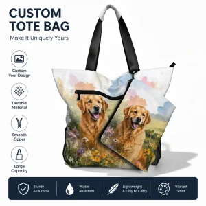Custom Large Capacity Tote Bag for Women Waterproof Shoulder Bag with Zipper Personalized Travel Beach Gym Handbag - AliExpress Travel Bags