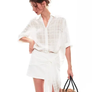 Casual Loose Women's Shirt Summer Vacation Loose Cuffed Casual Top Single Moment 26SS Long Sleeve Flip Collar Other Material - AliExpress Shirts & Blouses
