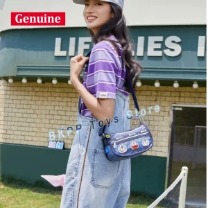 Original Crossbody Shoulder Bag Doraemon Limited Design Series Denim Fashion Adjustable Strap Daily Outdoor Casual For Women - AliExpress Action & Toy Figures