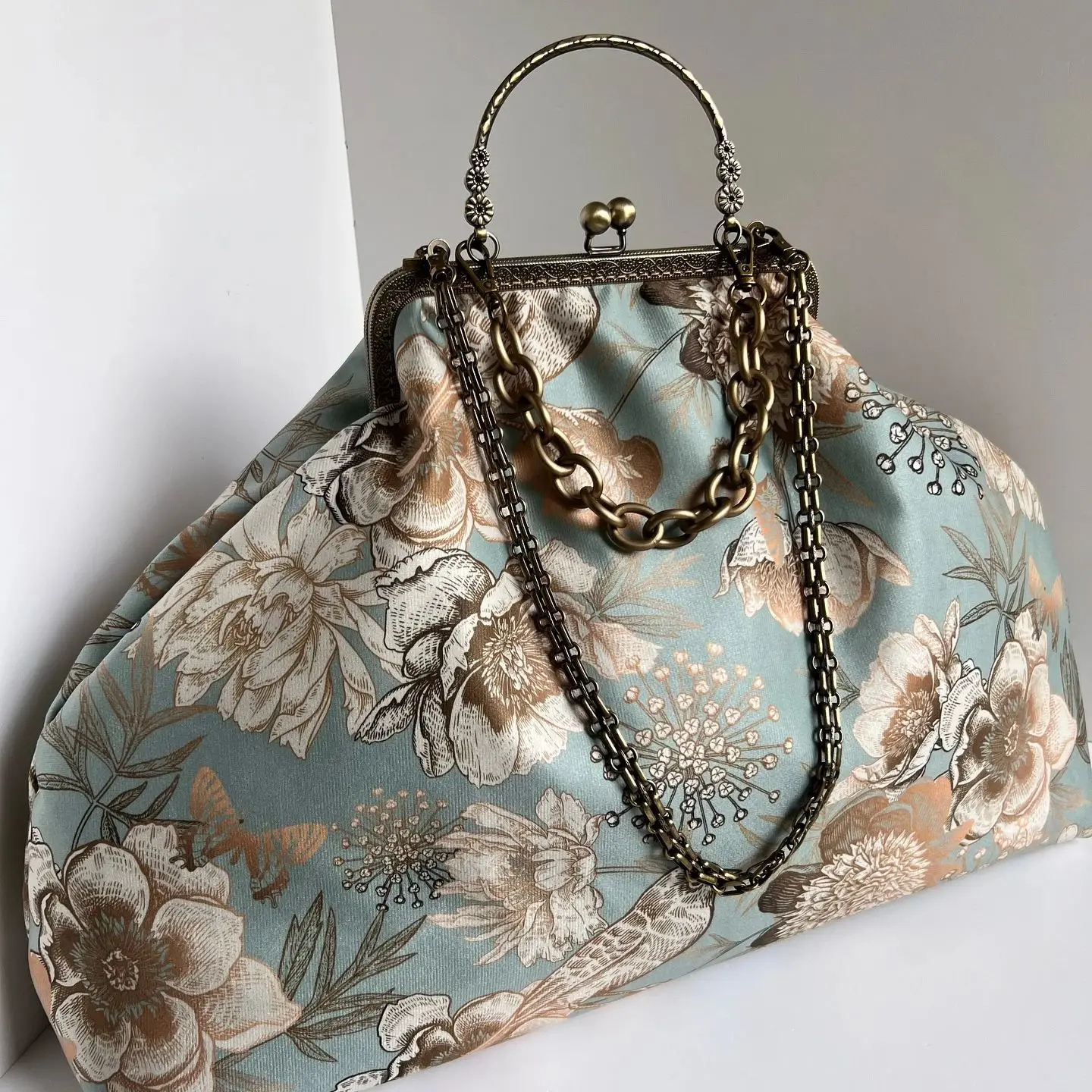 Lost In Vintage Bird Patterned Vintage Bag on Sale at Shopier 50х35х14cm - AliExpress Women's Handbags