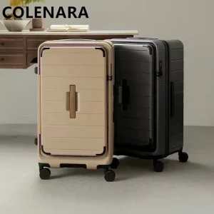 COLENARA Side Opening Large Capacity Deep Storage Luggage Bag Compartment Women's Suitcase Men's Travel 20 Inch Suitcase - AliExpress Luggage