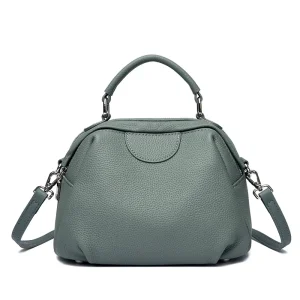 women's small shoulder bag green genuine leather Short hand-held handle Adjustable Daily commute shoulder small handbag y2k bag - AliExpress Women's Handbags