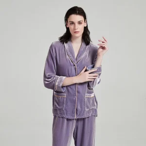 Silk Velvet Pajama Set Women Autumn Winter Long Sleeve Pants Thickened Casual Homewear 2 Piece XL Size Cozy Comfort Elegant - AliExpress Women's Sleep & Lounge