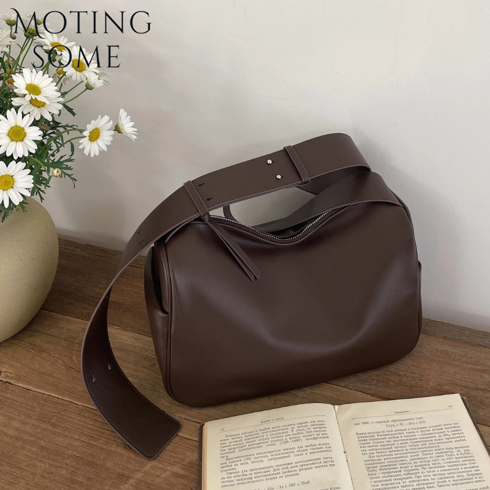 MOTINGSOME Crossbody Satchel Spring New in Handbag Shoulder Genuine Leather Bags Luxury Designer Tote Elegant Pillow Bag - AliExpress Women's Handbags
