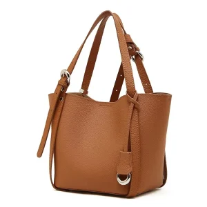 Women's Large Capacity Genuine Leather Handbag Niche Design TC Cowhide Fashion Commuter Basket Transformable Bucket Bag - AliExpress Women's Handbags