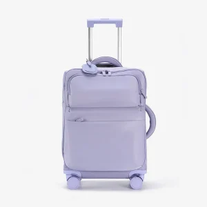 Women's carry-on luggage, 20-inch ultra-light cloth suitcase with password lock, trolley case, travel case - AliExpress Luggage