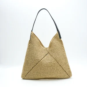 2026 Single-Shoulder Magnetic Closure Woven Basket Bag Handmade Beach Shoulder Strap Armpit Design Women's Beach Designer Luxury - AliExpress Women's Handbags