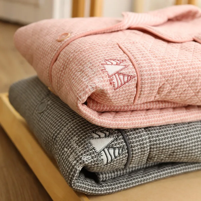 Women's Winter Pajamas Set Thickened Pure Cotton Padded Loungewear Cozy Comfort Simple Loose Fit Suitable Home Outdoor Wear XXL - AliExpress Women's Sleep & Lounge