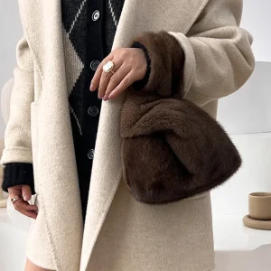 2026 NEW Mink Fur Women's Plush Shoulder Bags Y2k Hot Girls Fur Drawstring Bucket Bag Fashion Female Furry Purse Tote Handbags - AliExpress Women's Handbags