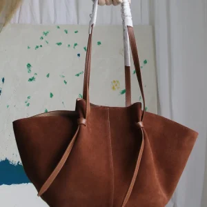 Winter Fashion Unique Niche Genuine Leather Women BagHandbag Big Simple Real Leather Lady Tote Underarm Shoulder Commuter Bag - AliExpress Women's Handbags