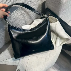 Women's Underarm Bag Top Layer Oil Wax Cowhide Large Capacity Bag Spring 2026 Fashion Square Shape Single Shoulder - AliExpress Women's Handbags
