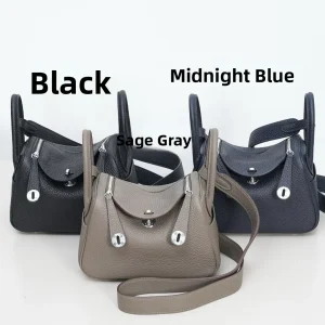 Handcrafted Full Steel Hardware Top Layer TC Cowhide  Lindi 19cm Crossbody Single Shoulder Women's Bag Doctor Bag - AliExpress Women's Handbags