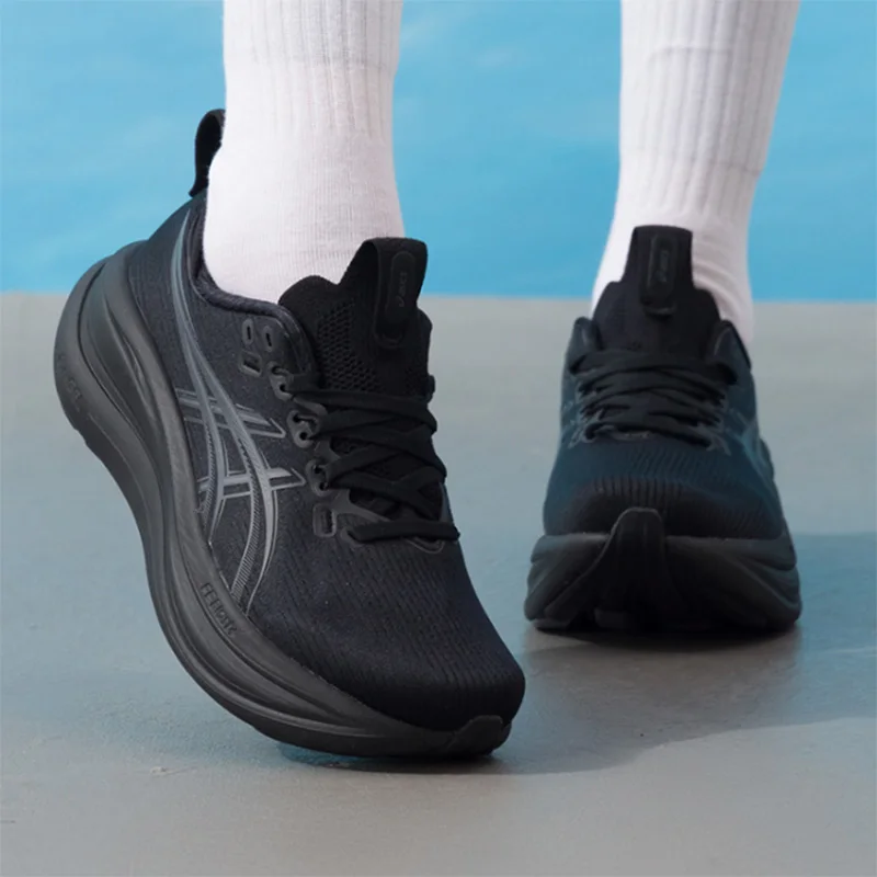 Asics Women NOVABLAST 5 All Black Breathable Mesh Lightweight Cushion Marathon Running Shoes 1012B917-001 - AliExpress Sneakers