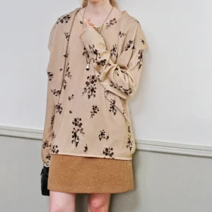 Printed Knitted round Ne Sweater Set with e Scarf Soudns around Commute Sle Loose Fit Long Sve Cotton Spring Au... - AliExpress Sweaters&Jumpers