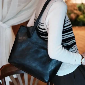 weekend shopping genuine leather women's large tote bag fashion vintage luxury real cow leather shoulder bag commuter handbag - AliExpress Women's Handbags