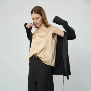 100% Mulberry Silk Tank Top for Women Sleeveless Shirt Versatile & Elegant Cami Sleepwear Casual Summer Tee Loungewear Pajama PJ - AliExpress Women's Sleep & Lounge