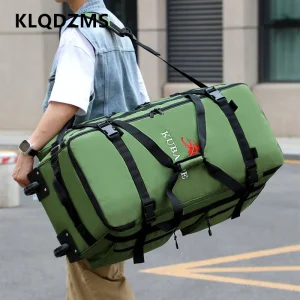 KLQDZMS Outdoor Luggage Bag Oversized Capacity Clothing Organizer Bag Men's Oxford Cloth Travel Backpack Backpack Shipping Bag - AliExpress Travel Bags