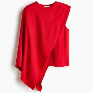 Spring New Asymmetric Women's Coat Top H&M Casual Style Long Sleeve round Neck Polyester Viscose Blend Comfortable Fit Shirt - AliExpress Shirts & Blouses