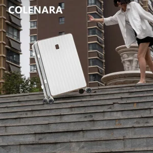 COLENARA Large Capacity Suitcase 20 Inch ABS+PC Boarding Box 22"24"26"28" Aluminum Frame Trolley Case Women's Rolling Luggage - AliExpress Luggage
