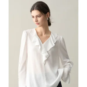 Ruiqia Jie ang Women's Faionable Bubble Sve irt Spring 2026 Early Spring New Sle Floral  Straight Cut Top - AliExpress Shirts & Blouses