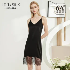 Sexy Ice Silk Slip Dress Women Lace Hollow Out Back Nightgown Sleeveless Mini Sleepwear Smooth Casual Lingerie Homewear - AliExpress Women's Sleep & Lounge