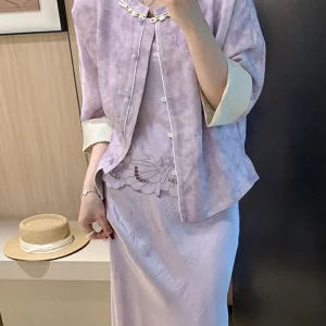 New Chinese Style Silk Shirt Women's Gradient Embroidery High-End Feeling Seven-Sleeve Outerwear Summer Original Design Loose... - AliExpress Shirts & Blouses