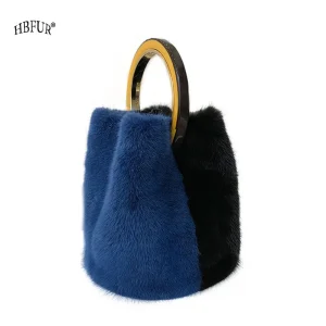 Mink Fur Bag Women's Shoulder Bag Woman Large Capacity Bucket Bag Crossbody Bag Daily Commuting Furs Women Winter Bags Hand Bags - AliExpress Women's Handbags