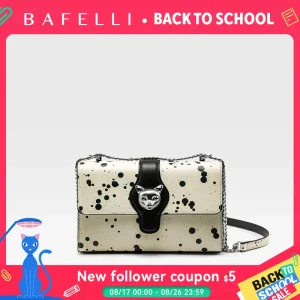 NEW WOMEN'S HANDBAGS BAFELLI 2026 TREND MESSENGER BAGS FOR WOMEN SHOULDER GENUINE LEATHER CAT LUXURY BRAND DESIGNER STYLE - AliExpress Women's Handbags