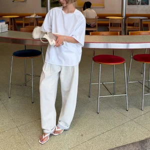 Square Neck Loose White Shirt for Women - AliExpress Shirts & Blouses