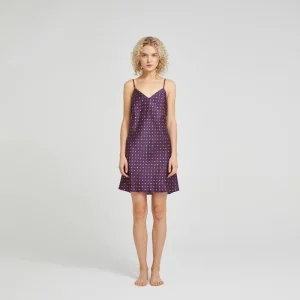 Heavyweight 100% Mulberry Silk Print Nightdress Sexy V Neck Spaghetti Strap Sleep Dress Bias Cut Women's Sleepwear Dress Pajamas - AliExpress Women's Sleep & Lounge