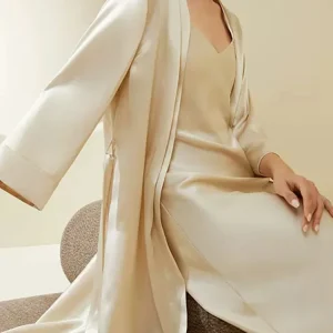 BirdTree 19MM 100% Silk Pajama Set for Women, Solid Color Silky Night-robe, Breathable Homewear, 2024 Spring S41930QM - AliExpress Women's Sleep & Lounge