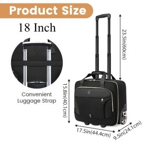Women underseat Travel Trolley Bags 18" Rolling Luggage Bag 17 inch Short Trip Travel Trolley Bag Carry On hand Luggage Suitcase - AliExpress Travel Bags