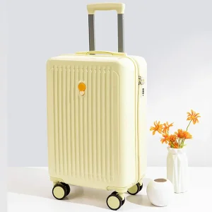 Thickened Travel Suitcase Women's Durable Wear-resistant 20 Inch Carry-on Bag Leather Suitcase with Four-Way Wheels Expandabl... - AliExpress Luggage