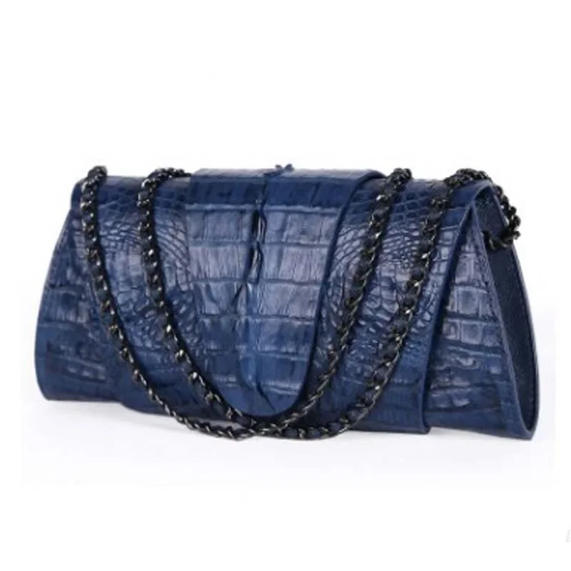 LINSHE crocodile The chain package fashion Female bag The whole article crocodile Leather bag The new - AliExpress Women's Handbags