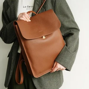 2025 New Top Layer Cowhide Backpack With Simple And Large Capacity For Commuting High-end Computer Backpack For Women Trendy - AliExpress Women's Handbags