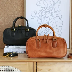 Fashion designers hand-made luxury vegetable tanned cowhide women's handbag simple casual genuine leather female shoulder bag - AliExpress Women's Handbags