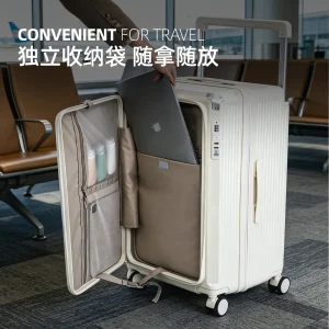New Women's Large Capacity Side Opening Expandable Luggage, 20 Inch Travel Trolley Suitcase with Password Lock - AliExpress Travel Bags