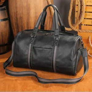 Large Travel Handbags Real Cowhide Men's Leather Travel bags Duffle Bag Weeker Bags Soft Cowhide Men Women Travel Luggage Bag - AliExpress Travel Bags