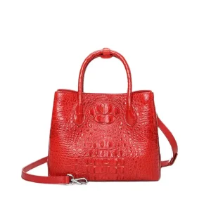 2025 Women handbags crocodile skin  casual zipper tote purse large capacity lady shoulder bag real leather crossbody bags - AliExpress Travel Bags