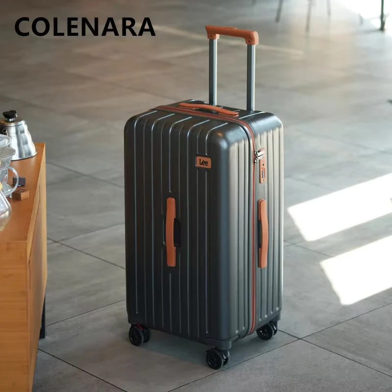 COLENARA 20"24"26"28 Inch ABS+PC Luggagen New Women's Large Capacity Trolley Case Men's Boarding Box Handheld Travel Suitcase - AliExpress Luggage