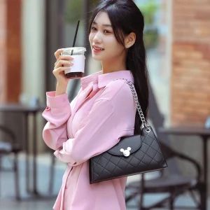 Genuine Disney Purses And Handbags Original Case Mickey Simple Fashion Small Square Bag Women Messenger Handbag 399 - AliExpress Women's Handbags