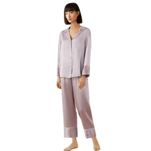 Silk Pajamas for Women 2pcs Sets 100% Mulberry Silk Pijamas Home Wear Pajama Sleepwear Pyjamas Nightwears for Ladies - AliExpress Women's Sleep & Lounge