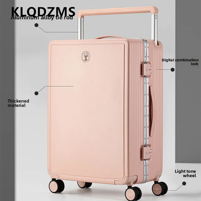 KLQDZMS Carry-on Luggage 20 Inches Boarding Case 24"26"28" ABS+PC Luggage Men's Luggage Cipher Case Women's Cabin Suitcase - AliExpress Luggage