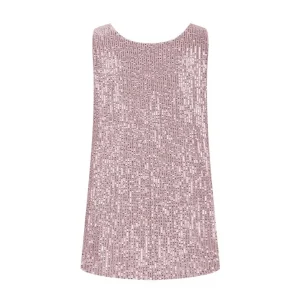Women Summer Tops Women’s Sequin Vest Top Soft Stretchy Round Neck Blouse Loose Fit Summer Shirt for Commuting Wear Women - AliExpress Shirts & Blouses