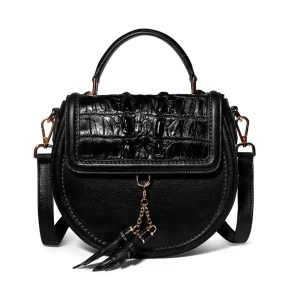 yuanyu New Women bag Crocodile skin Single shoulder bag Small round bag female Crocodile handbag - AliExpress Women's Handbags
