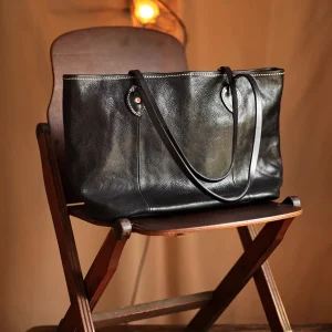casual handmade first layer cowhide women's large tote bag literary vintage luxury genuine leather shopping shoulder bag handbag - AliExpress Women's Handbags