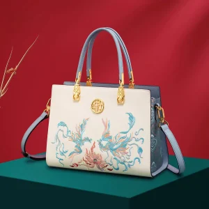 MENDY Chinese Style Lucky Phoenix Embroidery Bag Traditional Designer Luxury Women's Top Handle Bag Shoulder Bag Mom Bag 2026 - AliExpress Women's Handbags