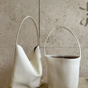 New Fashionable Bucket Bag Women's Large Capacity Tote Bag Shoulder Commuting Shopping Bag Simple High-End Sensation Bag - AliExpress Women's Handbags